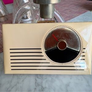Kate Spade peachy cream radio Clutch